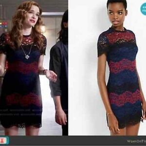 Sandro Rodney Lace Multi Color Mini Dress 3